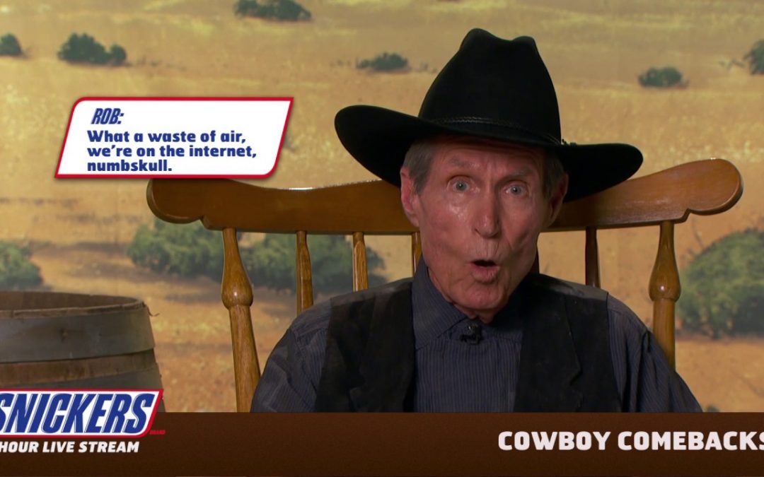 Peter Looney in Snickers Cowboy Comebacks